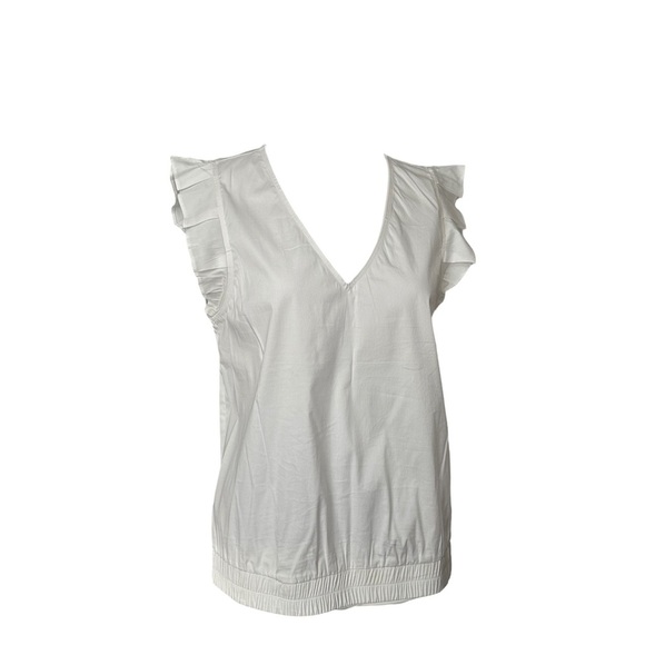 Halogen White short sleeve Dress shirt medium - Picture 4 of 6